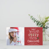 Kerstkaart - Heb jezelf een vrolijk beetje (Staand voorkant)