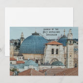 Kerstkaart 'Heilig Land' vol geloof (Voorkant / Achterkant)