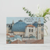 Kerstkaart Heilige Land geloof (Staand voorkant)