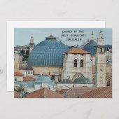 Kerstkaart Heilige Land Geloven (Voorkant / Achterkant)