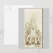  kerstKaart "Heilige Nacht" Feestdagenkaart (Voorkant / Achterkant)