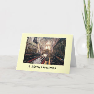 kerstKaart - Het Koor, de Ely Cathedraal Feestdagen Kaart