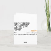 Kerstkaart - het Schaatsen van de Minister Feestdagen Kaart (Achterkant)