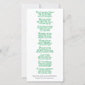 Kerstkaart: Het was de nacht voor Kerstmis Feestdagenkaart (Achterkant)