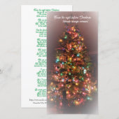 Kerstkaart: Het was de nacht voor Kerstmis Feestdagenkaart (Voorkant / Achterkant)