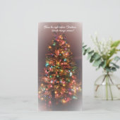 Kerstkaart: Het was de nacht voor Kerstmis Feestdagenkaart (Staand voorkant)