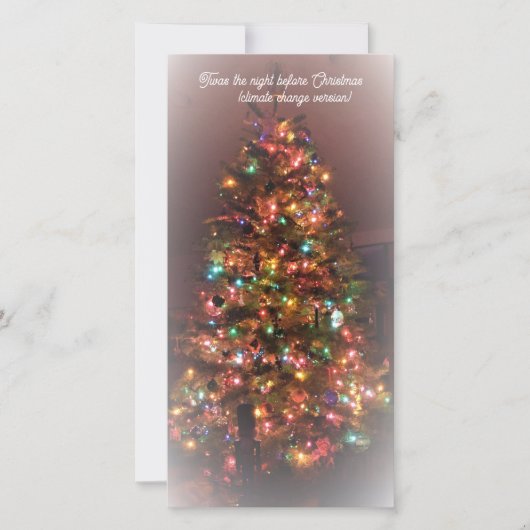 Kerstkaart: Het was de nacht voor Kerstmis Feestdagenkaart (Voorkant)