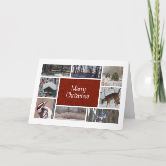 Kerstkaart Hickman House Kaart (Voorkant)
