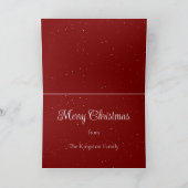 Kerstkaart Huisdier Poot Liefde Ontwerp (Binnen)