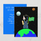 Kerstkaart humoristisch van Jo Afbeeldingen (Voorkant / Achterkant)