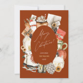 Kerstkaart, Illustratie Kerstkaart Kaart (Voorkant)