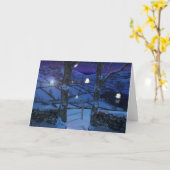 Kerstkaart in de Glen Kaart (Gele Bloem)