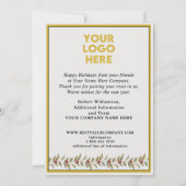 Kerstkaart in een enveloppe (Achterkant)