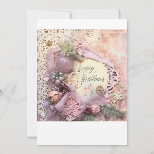 Kerstkaart in een enveloppe (Voorkant)