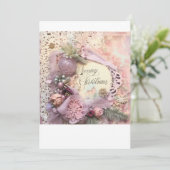 Kerstkaart in een enveloppe (Staand voorkant)