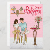 Kerstkaart in een enveloppe (Voorkant / Achterkant)