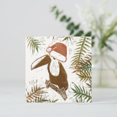 Kerstkaart in enveloppe formaat (Staand voorkant)