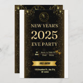 Kerstkaart in enveloppe formaat (Voorkant / Achterkant)