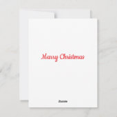 Kerstkaart in enveloppe formaat (Achterkant)