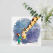 Kerstkaart in enveloppe formaat (Staand voorkant)