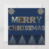 Kerstkaart in enveloppe formaat (Voorkant)