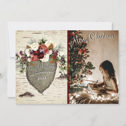 Kerstkaart in enveloppe formaat (Voorkant)