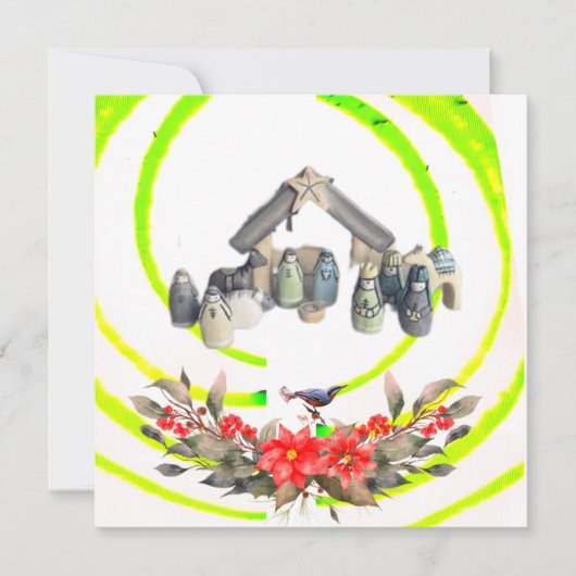 Kerstkaart in envelopvorm (Voorkant)