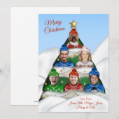 Kerstkaart in envelopvorm (Voorkant / Achterkant)