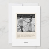 Kerstkaart in minimalistische stijl (Achterkant)