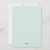 Kerstkaart in Scandinavische volkskunststijl (Achterkant)