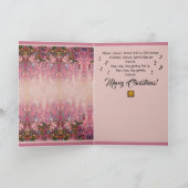 Kerstkaart in stijl van Klimt met ondeugende humor Kaart (Binnen)