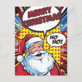 KERSTKAART IN STIJL VAN STROKEN BRIEFKAART