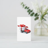 kerstkaart informatiekaartje (Staand voorkant)