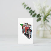 kerstkaart informatiekaartje (Staand voorkant)