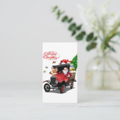 kerstkaart informatiekaartje (Staand voorkant)