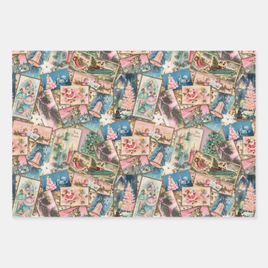  kerstKaart Inpakpapier Vel (Voorkant)