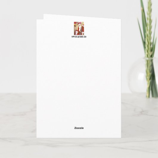 Kerstkaart IRS Stoute Lijst Feestdagen Kaart (Achterkant)