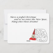 Kerstkaart Jong Kerstman Plat (Achterkant)