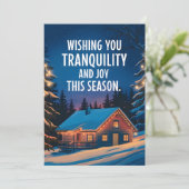 Kerstkaart - Joy The Season (Staand voorkant)