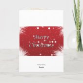 kerstkaart kaart (Achterkant)