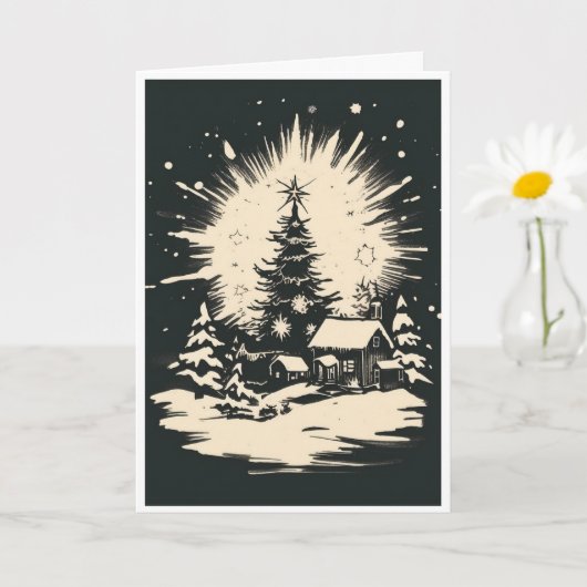 Kerstkaart Kaart (Kleine Plant)