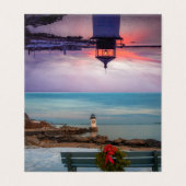 kerstkaart kaart (Buitenkant ongevouwen)