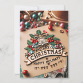 kerstkaart kaart (Voorkant)