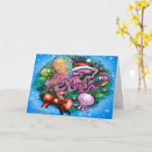 Kerstkaart Kaart (Gele Bloem)