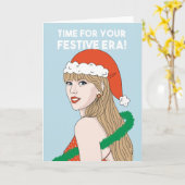 kerstkaart kaart (Gele Bloem)