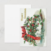  kerstkaart kaart (Voorkant / Achterkant)