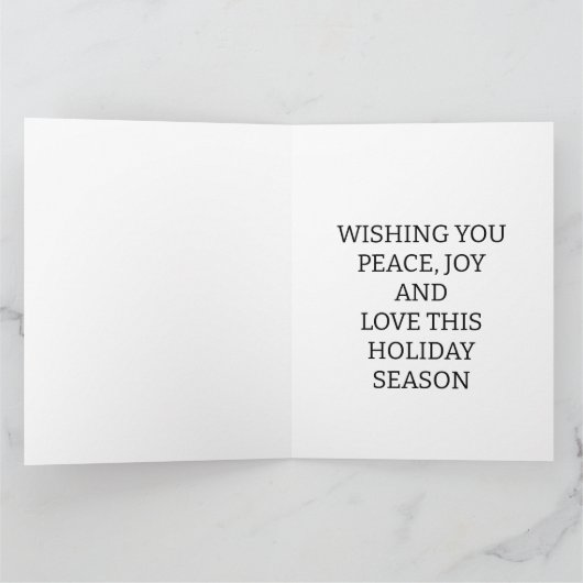 kerstkaart kaart (Binnen)