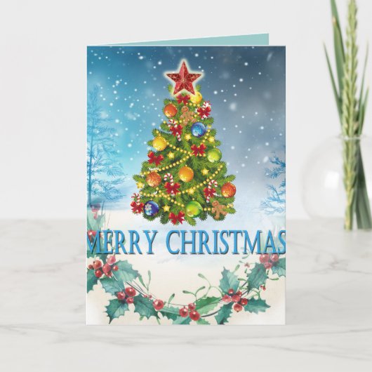Kerstkaart Kaart (Voorkant)