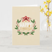 kerstkaart kaart (Gele Bloem)