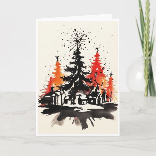 Kerstkaart Kaart (Voorkant)